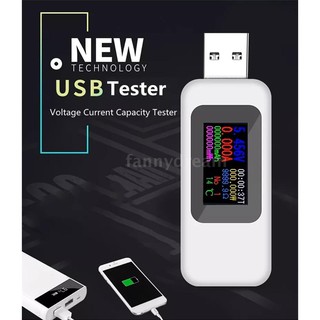 KWS-MX18 มิเตอร์เครื่องวัด USB วัดโวลต์สูงสุด 30 V เครื่อง QC2.0, 3.0