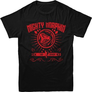 เสื้อยืดทุกวันPower Rangers Mighty Morphin Red Ranger Spoof Mens T Shirt Christmas Gift Y5o2S-3XL