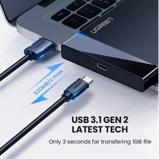 Ugreen (เฉพาะเคส) ฮาร์ดไดรฟ์ภายนอก USB 3.1 เป็น SATA III 2.5 นิ้ว