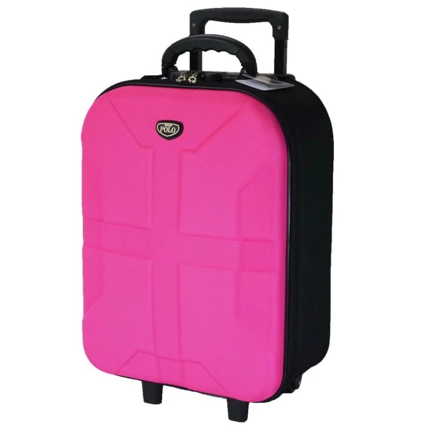 Romar Polo กระเป๋าเดินทางล้อลาก 18 นิ้ว B-Plus Code 13918-9 (Pink)