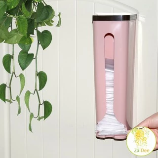 กล่องเก็บถุงพลาสติก ถุงขยะ ที่เก็บถุง พร้อมส่ง Reuse Plastic Bags Keeper Dispenser