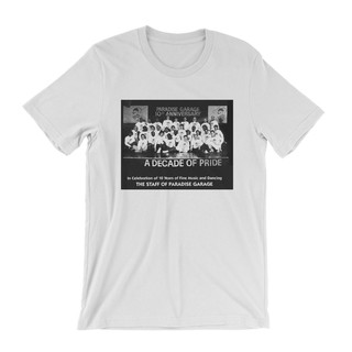 T-shirt  เสื้อยืด พิมพ์ลาย Paradise Garage Decade Of Pride Disco Nightclub สําหรับผู้ชายS-5XL