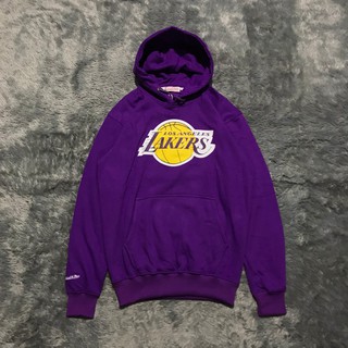 เสื้อแจ็คเก็ตเสื้อกันหนาว MITCHELL AND NESS LAKERS BRYANT 24 คุณภาพสูงพรีเมี่ยม