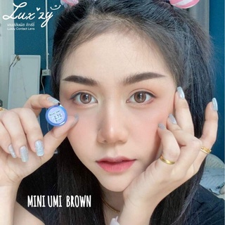 ⚡Luxzylens⚡Mini Umi Brown💥คอนแทคเลนส์mini💥คอนแทคเลนส์สายตา💥คอนแทคเลนส์กรองแสง💥แถมฟรีตลับทุกคู่