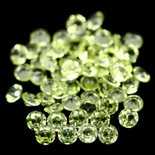 พลอยเพอริโดแท้ (Peridot) ไซด์ 2.5 มม.ขั้นต่ำ 1 กะรัต (15173)