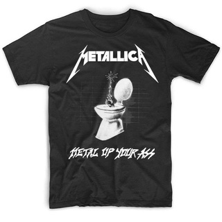 Lint9 {พร้อมส่ง เสื้อยืดผ้าฝ้าย 100% พิมพ์ลาย Metallica Metal Up โอเวอร์ไซซ์ ไซซ์ XS-6XL สําหรับผู้ชาย ของขวัญคริสต์มาสส