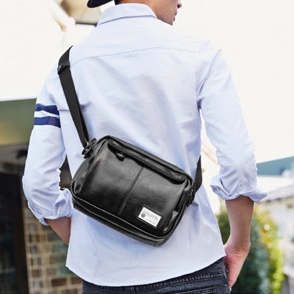 กระเป๋าสะพายข้าง หล่อเท่ห์ Handsome Crossbody bag ผู้ชาย กระเป๋าสะพายพาดลำตัว รุ่น W1015