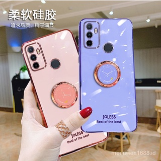 【พร้อมส่ง】เคสโทรศัพท์มือถือ ซิลิโคนนิ่ม พร้อมขาตั้ง สําหรับ OPPO A53 2020 OPPO A53 2020