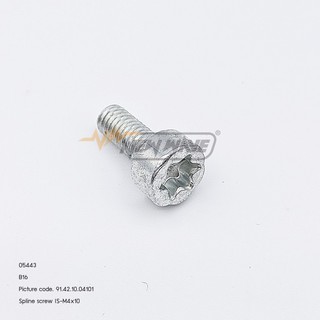 05443 SPLINE SCREW IS-M4×10 B16 9800 SUPER