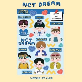 สติกเกอร์ NCT DREAM Ver.Beatbox (PP/ขาวมัน)