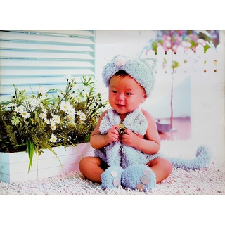 โปสเตอร์ อาบมัน รูปถ่าย เด็ก ทารก น่ารัก Child Baby Kid POSTER 14.4"x21" นิ้ว Kiddy Infant Toddler Childhood Babe V21