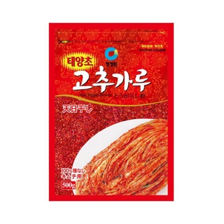 Chung Jung One Red Pepper (Kimchi) 500 g พริกป่นหยาบเกาหลี สำหรับทำกิมจิ ขนาด 500 กรัม