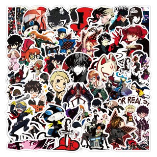 Persona 5 สติกเกอร์กันน้ำรูปแบบที่แตกต่างกัน, 50 ชิ้น