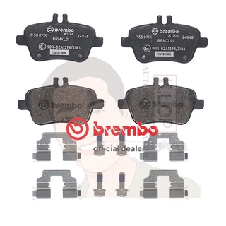 P50 091X ผ้าเบรก-R-แท้ BREMBO รุ่น XTRA : BENZ A-Class (W176) 180 200 220 250 12-&gt; / BENZ B-Class (W246) 180 200 220 ...