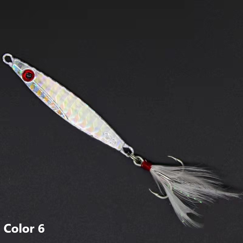 1-2วัน(รวดเร็วทันใจ) Micro Jig ไมโครจิ๊ก 6สี ขนาด 7g 10g 14g 17g 21g 30g  เหยื่อไมโครจิ๊ก เหยื่อตกปล