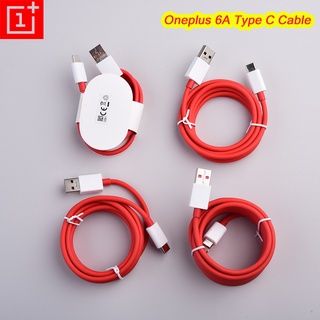 สายชาร์จ USB C Oneplus 8 Pro Warp 6A Type-C 1 1.5 2 3 เมตร สําหรับ One Plus 1+ 8 7T 7 Pro 6 T Nord N10