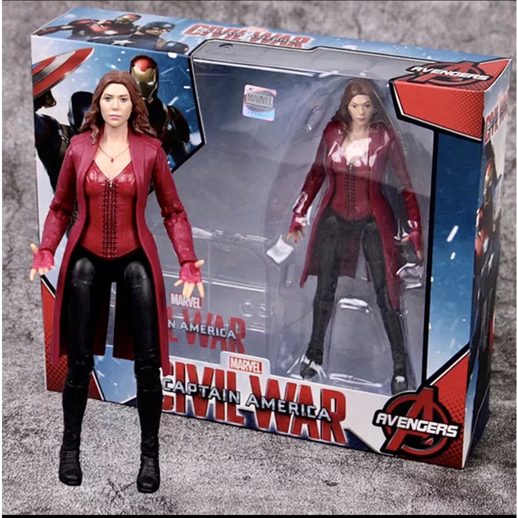 Scarlet Witch ZD TOYS (แท้) Marvel Captain America: Civil War Ver.  Action Figure 18 cm