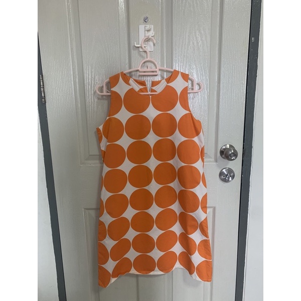 orange dress- little clothest brand