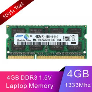 หน่วยความจําแล็ปท็อป 4 GB Samsung 4gb 2Rx8 DDR3 1333 Mhz PC3-10600S 204 Pin So-Dimm Ram Notebook