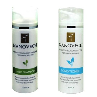Nanovech แชมพู ขนาด 150 มล.,ครีมนวดขนาด 150 มล.