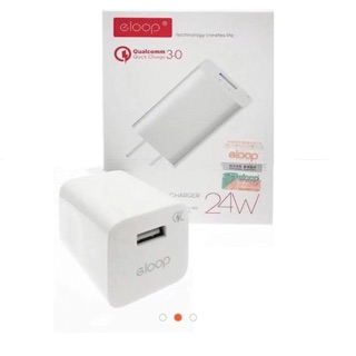 Eloop รุ่น EQ-24BUS อแดปเตอร์ชาร์จไฟ Quick Charge 3.0 24W Wall Charger Adaptor