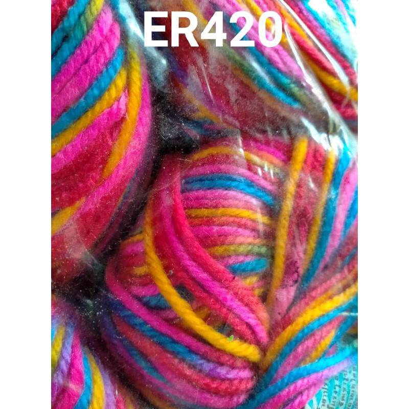 ไหมพรมเส้นเล็ก EGRET ทูโทน 50 กรัม