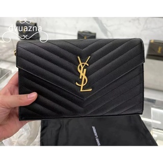 ของแท้ SAINT LAURENT/YSL Envelope Bag Chain Shoulder Crossbody Bag