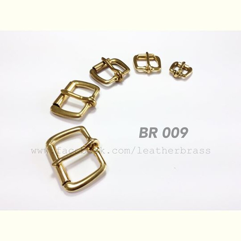 BR009 หัวเข็มขัดสายกระเป๋า ทองเหลืองแท้** ราคาต่อชิ้น**