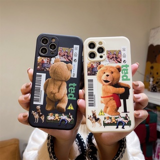 เคสโทรศัพท์มือถือแบบนิ่ม ลายหมี สําหรับ InfiniX Note 8 10 Play 10 10t 10s 10i S4 Hot 9 Play 11 11S 11 NFC 9 Pro 11 Plus Smart 4 5 Pro 3 Plus Tencno Spark 5 Pro เคสโทรศัพท์