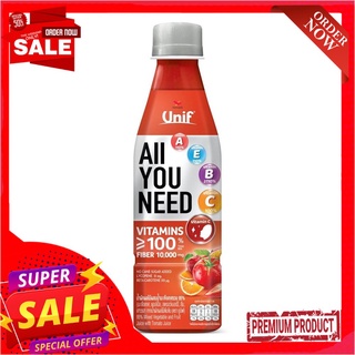 ยูนิฟออลยูนีด ผักผลไม้มะเขือเทศ95% 300มลUNIF ALLYOUNEED 95% VEGET +TOMATO 300ML