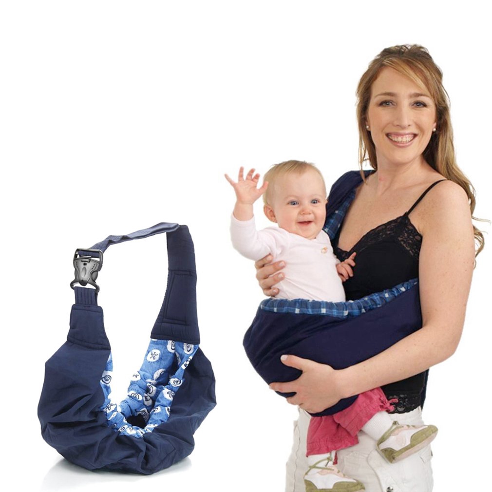 Newborn Baby Sling Carrier Ring Wrap Adjustable Soft Nursing Pouch Front Infant