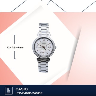 นาฬิกาข้อมือ casio รุ่น LTP-E410D-7AVDF