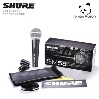 SHURE SM58-SK Wired Microphone ไมโครโฟนแบบมีสาย Dynamic Microphone การบันทึกการแสดงสดแบบมืออาชีพ ไมโครโฟน