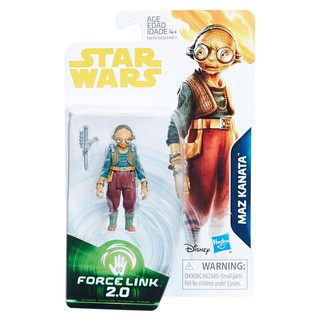 STAR WARS FORCE LINK 2.0 MAZ KANATA FIGURE