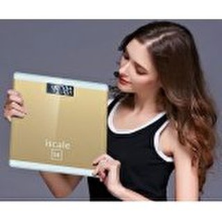 Electronic weight scale เครื่องชั่งน้ำหนักดิจิตอล 0.1-180KG แสดงอุณหภูมิ