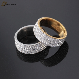 Tu | เครื่องประดับแฟชั่นแหวนหมั้นคริสตัล Rhinestone