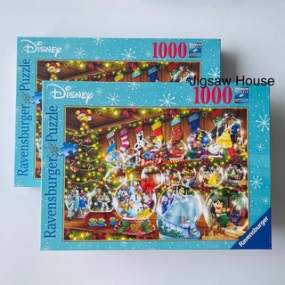 พร้อมส่ง-จิ๊กซอว์ Disney Snow Globes❄️ดิสนีย์ Christmas แบรนด์ Ravensburger jigsaw puzzle 1000 ชิ้น