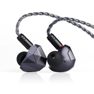 Tripowin Rhombus 1BA + 1DD ไดรเวอร์ IEM ประสิทธิภาพไฮบริด 333518หูฟังอินเอียร์ 10 มม. (LCP+PU) 106dB SPL/mW