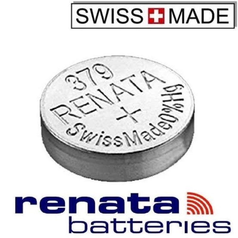 Batteries 28 บาท ถ่านกระดุม Renata ‪379 SR521SW 1 ก้อน Watches