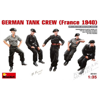 MI35191 GERMAN TANK CREW (France 1940) 1/35