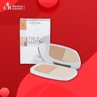 ลอรีอัล ทรูแมช อีเว่น เพอร์เฟ็คติ้ง พาวเดอร์ ฟาวน์เดชั่น SPF32/PA+++_LOREAL_TRUE MATCH(เครื่องสำอาง, แป้งพัฟ) 8กรัม