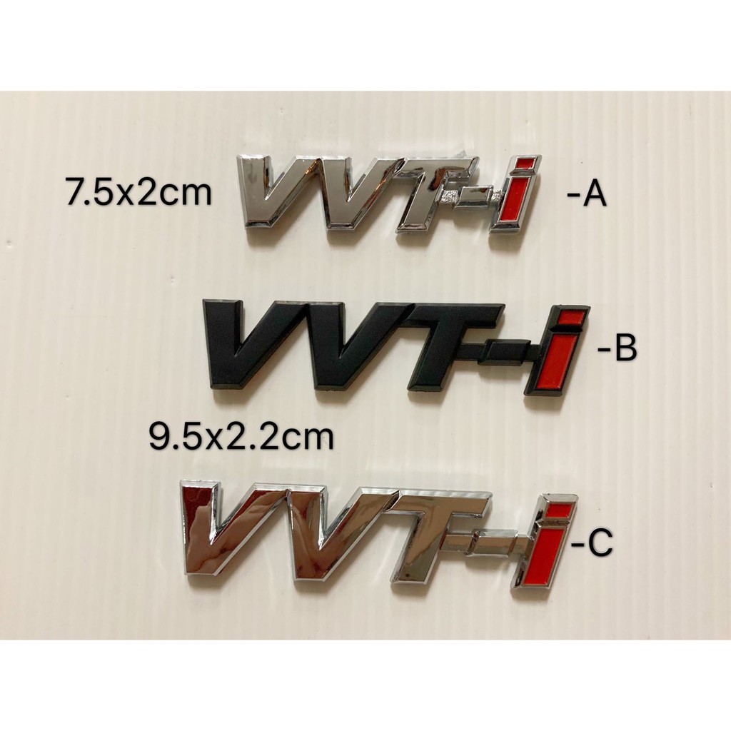 โลโก้toyota VIOS VVTI EMBLEM