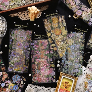 myhunnybear 🍯พร้อมส่ง🍯 Infeel.me Sticker สติกเกอร์ ดอกไม้ สำหรับตกแต่ง DIY (flower decoration)