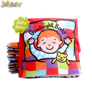 jollybaby สมุดผ้าแบบนุ่มสําหรับเด็กทารก