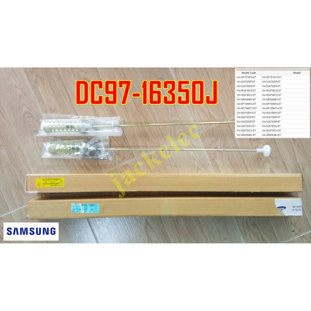 ใหม่ แท้ ศูนย์ โช๊ค เครื่องซักผ้าซัมซุง damper โช็คเครื่องซักผ้า samsung dc97-16350j dc97-05280y ยาว 66 c.m.