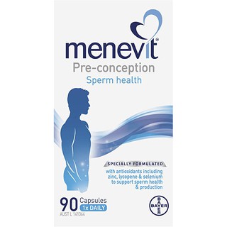 วิตามิน อาหารเสริม Menevit Male Fertility 90 Capsules