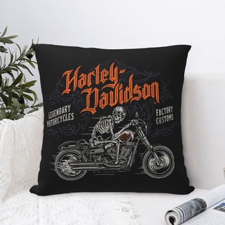 ปลอกหมอน พิมพ์ลาย Harley-Davidsons ขนาด 18 นิ้ว X 18 นิ้ว (45 ซม. X 45 ซม.) แฟชั่นสําหรับตกแต่งบ้าน