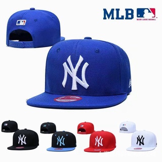 Mlb หมวกเบสบอล ปักลายโลโก้ NY 100% สําหรับผู้ชาย และผู้หญิง NXKV