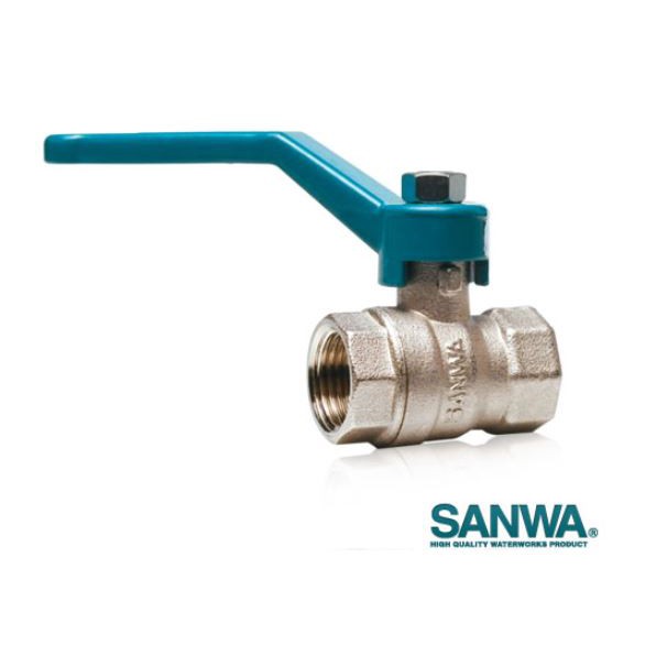 SANWA บอลวาล์วทองเหลือง ก้านยาว ขนาด 1/2" - 1-1/4" ซันวา
