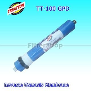 ไส้กรองน้ำ เมมเบรน 100 GPD TREATTON RO Membrane TREATTON TT-100 GPD